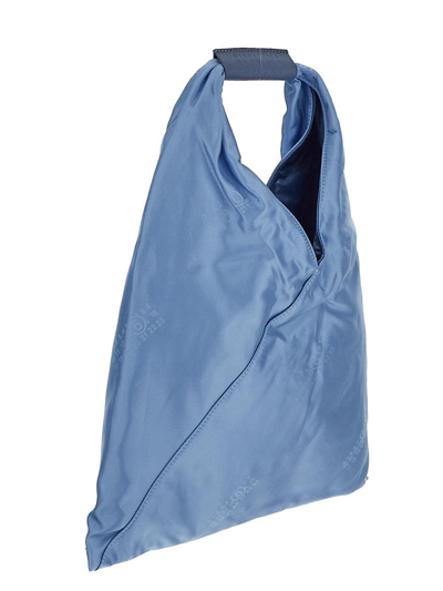 Shop Mm6 Maison Margiela Small Classic Japanese Bag In Blue