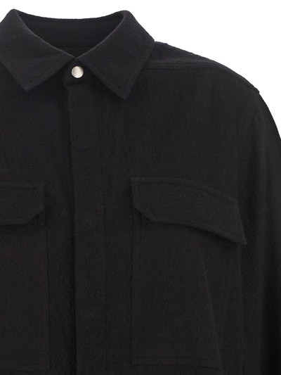 Shop Rick Owens Outershirt In Black