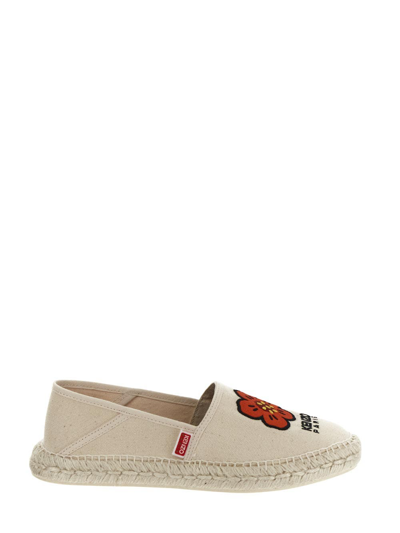 Shop Kenzo Slip-on Espasrille In Beige