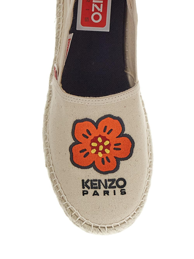 Shop Kenzo Slip-on Espasrille In Beige