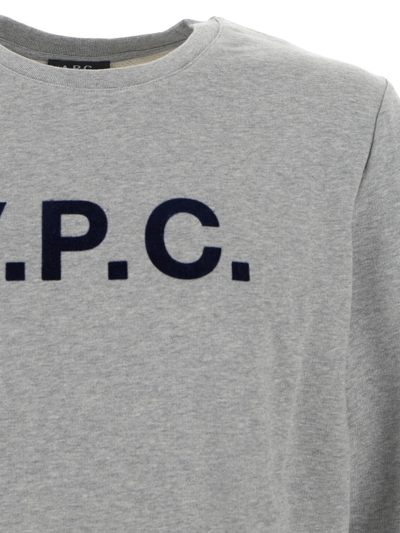 Shop Apc Vpc Swaetshirt In Grey