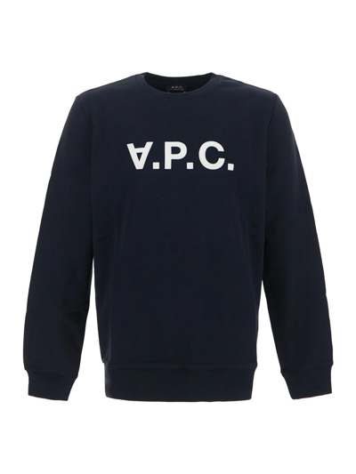 Shop Apc Vpc Swaetshirt In Blue