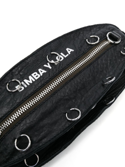 Bimba Y Lola Pelota Leather Crossbody Bag