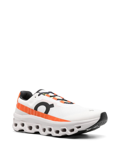 Shop On Running Cloudmonster Low-top Sneakers In White