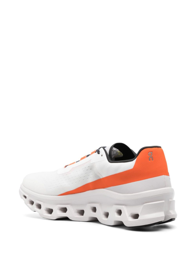 On Running Cloudmonster Low-top Sneakers In White