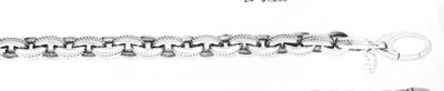 Pre-owned Phillip Gavriel Sterling Silver 24" Mens Italian Cable Link Chain Necklace 8.5mm