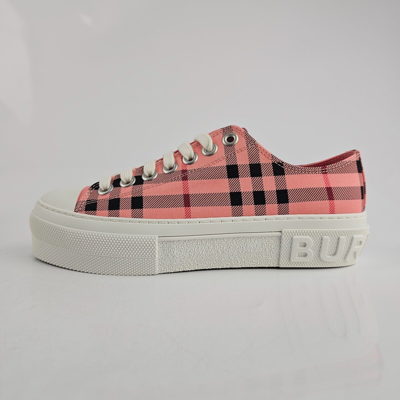 Pre-owned Burberry Jack Women's Pink Sneakers