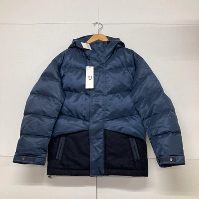 Pre-owned Uniqlo × ＋j Hybrid Down Oversized Jacket Navy Size M  In Blue