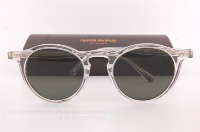 Pre-owned Oliver Peoples Sunglasses Op-13 Sun 5504/su 1757p1 Gravel/g-15 Polarized In Green