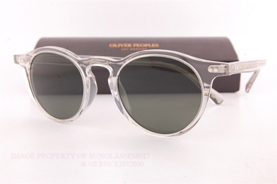 Pre-owned Oliver Peoples Sunglasses Op-13 Sun 5504/su 1757p1 Gravel/g-15 Polarized In Green