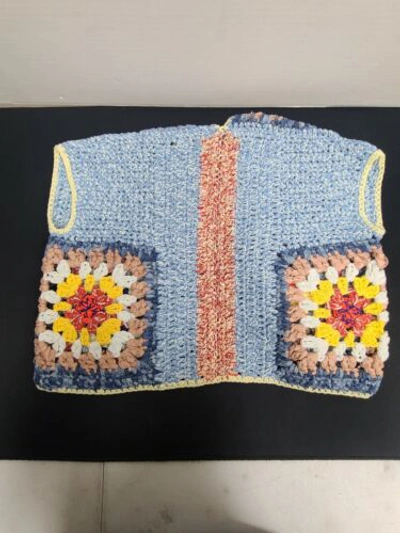 Pre-owned Forte Forte Mod 9235 My Knit Col Sunset Custom Vest In Multicolor