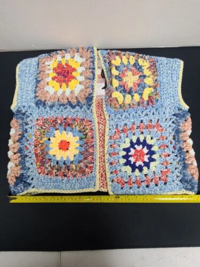 Pre-owned Forte Forte Mod 9235 My Knit Col Sunset Custom Vest In Multicolor
