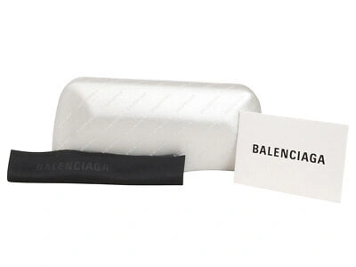 Pre-owned Balenciaga Bb0096s 008 Sunglasses Women's Yellow/silver/grey Lenses 51-mm In Gray
