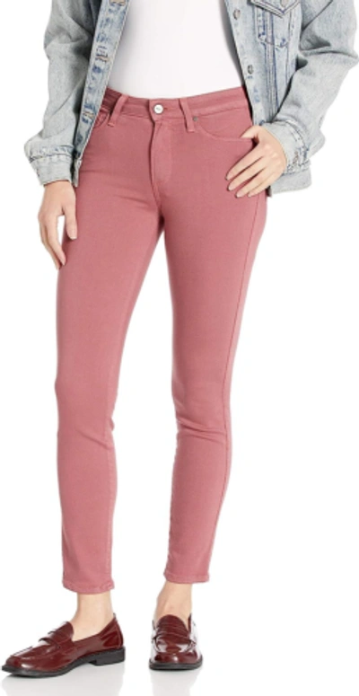 Pre-owned Paige Women's Hoxton High Rise Ultra Skinny Ankle Jean In Deco Rose