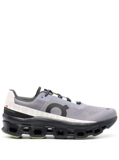 Shop On Running Grey On Cloudmonster Running Sneakers In Grau
