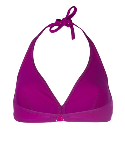 Shop Eres Gang Triangle Bikini Top In Pink