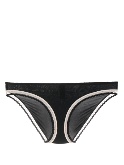 Shop Eres Flash Low-rise Briefs In Black