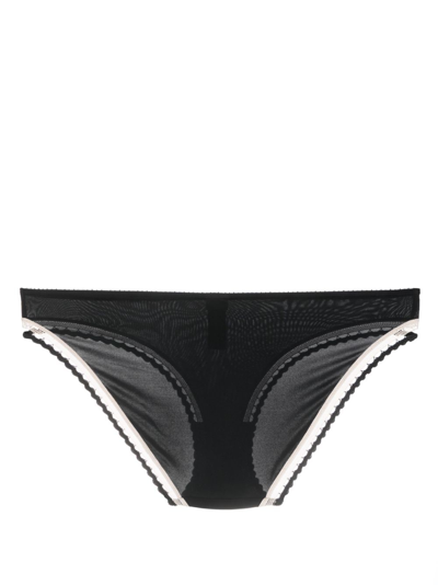 Shop Eres Flash Low-rise Briefs In Black