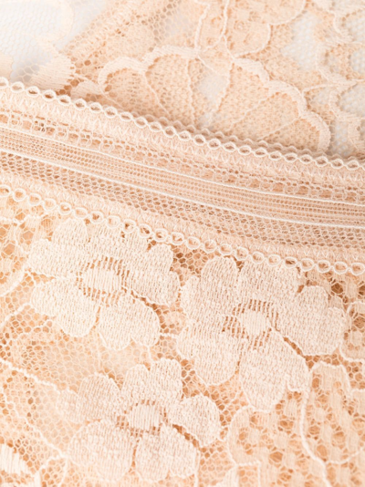 Eres Acacia High-waisted Lace Briefs In Neutrals