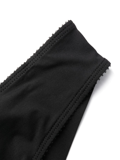 Eres Roller Low-rise Thong In Black