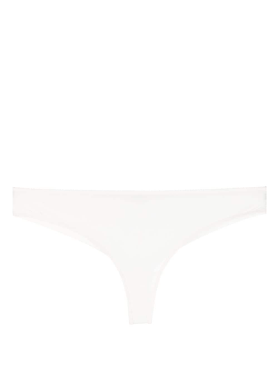 Shop Eres Roller Low-rise Thong In White