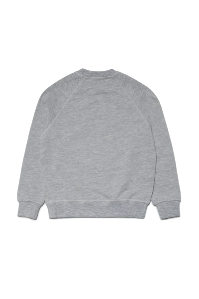 Shop Dsquared2 D2s698u Cool Fit Sweat-shirt Dsquared Gray Cotton Mélange Sweatshirt With Logo In Light Grey Melange