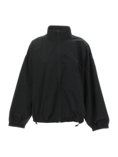 Shop Alexander Wang Zipped Track Jacket In Black