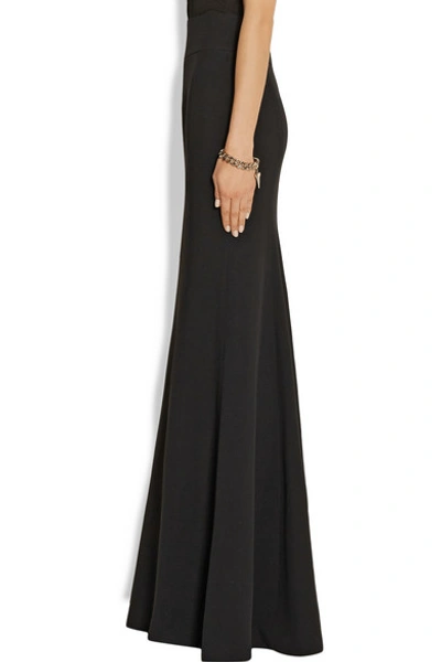 Shop Givenchy Crepe Fishtail Maxi Skirt