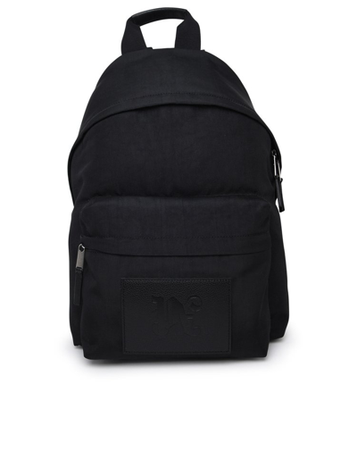 Shop Palm Angels Zaino Logo Patch Backpack In Black