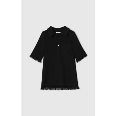 Shop Rodebjer Nuori Knitted Shirt In Black