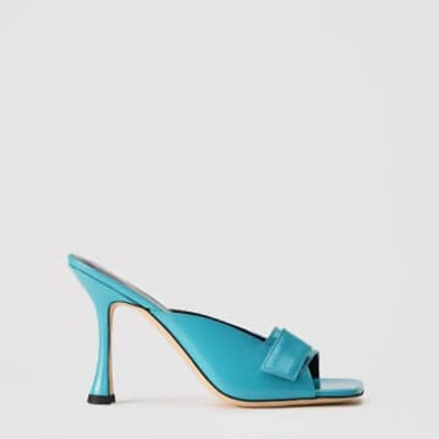 Shop By Far Women's Olivia Blue Heels