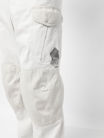 Shop Objects Iv Life Multi-pocket Parachute Pants In Grey