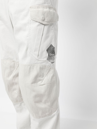 Objects Iv Life Cargo Pants Pale In Grey