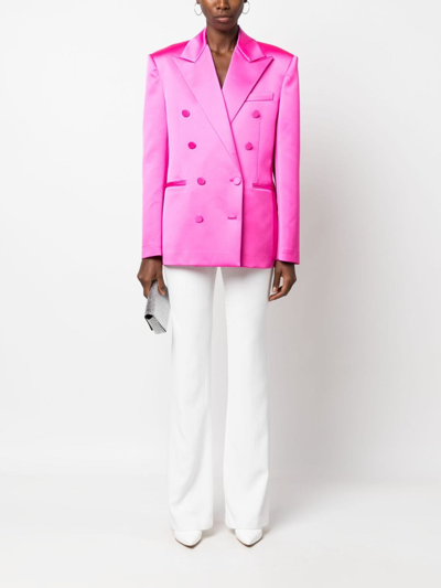 Shop Giuseppe Di Morabito Peak-lapel Double-breasted Blazer In Pink