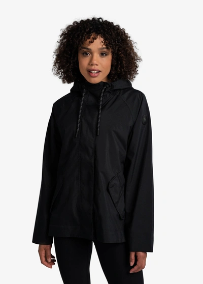 Shop Lole Lachine Oversized Rain Jacket In Black
