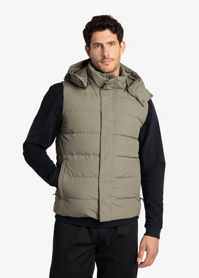 Shop Lole Odin Down Vest In Desert Green