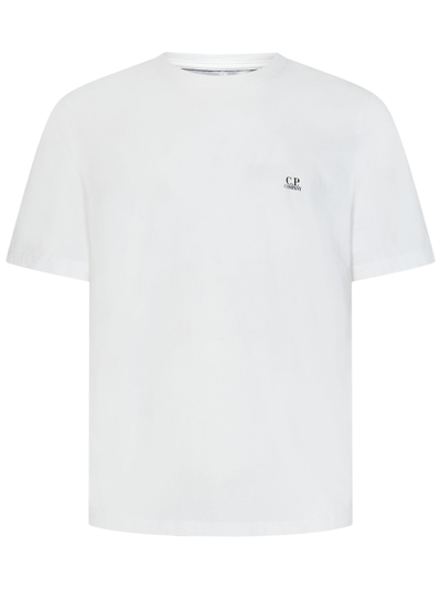 Shop C.p. Company 30/1 Jersey Goggle T-shirt In White