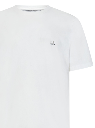 Shop C.p. Company 30/1 Jersey Goggle T-shirt In White