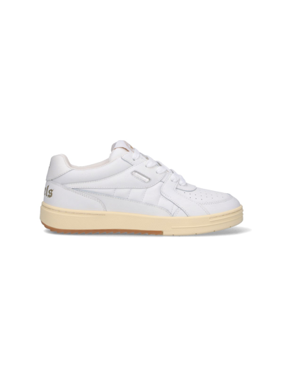 Shop Palm Angels "university" Sneakers In White