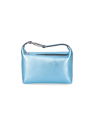 Shop Eéra "moon" Handbag In Light Blue