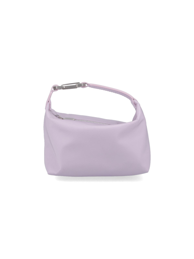 Shop Eéra Handbag "nylon Moon" In Purple