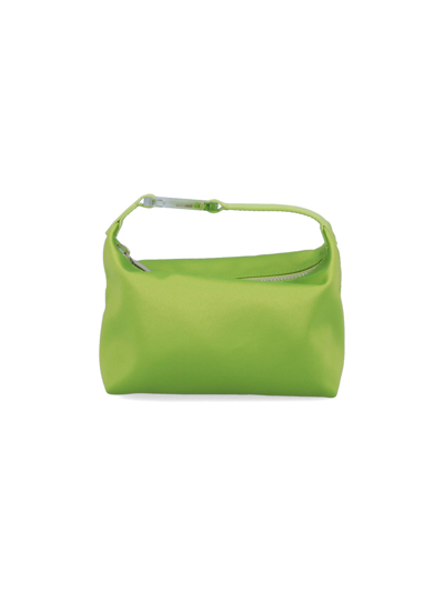 Shop Eéra "satin Moon" Handbag In Green