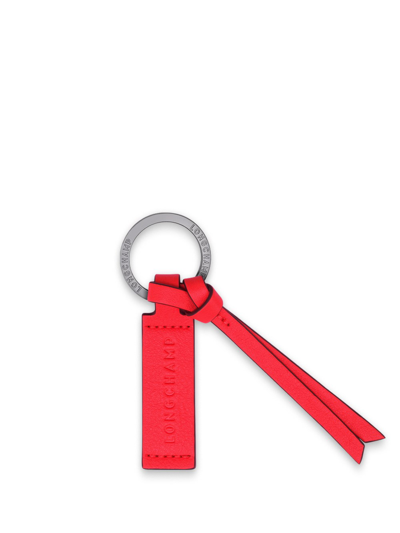 Shop Longchamp 3d` Key Ring In Red