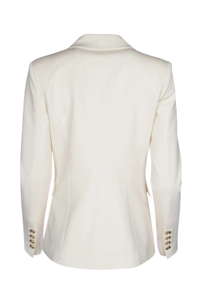 Shop Pinko Jackets And Vests In Bianco