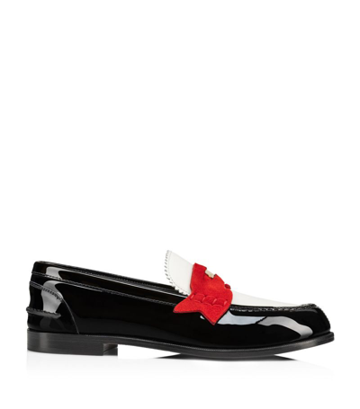 Shop Christian Louboutin Penny Donna Leather Loafers In Multi
