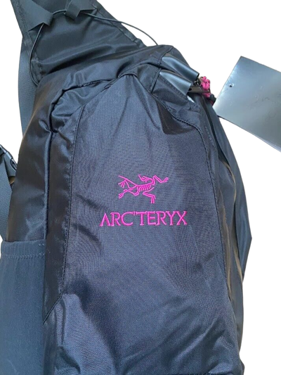 Pre-owned Arcteryx System A Quiver Crossbody Sling Bag [pink Logo]