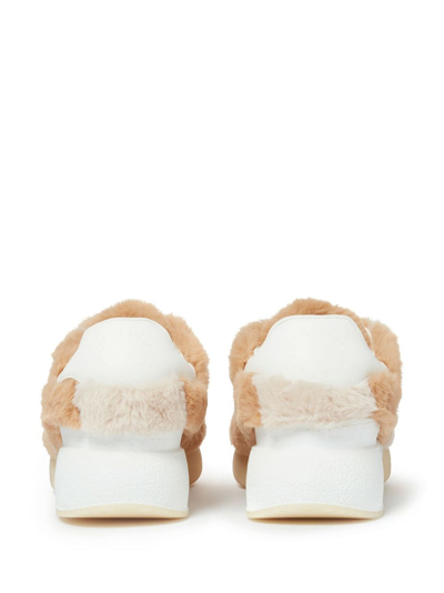 Stella Mccartney Loop Sneakers In Recycled Synthetic Fur In Multi