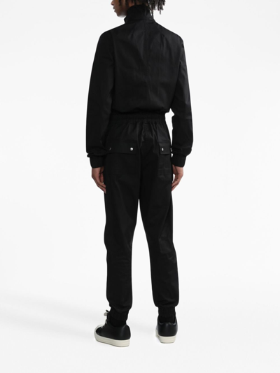 Shop Rick Owens Stand-up Collar Jumpsuit In Black