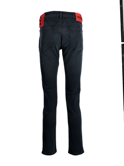 Shop Hugo Mid-rise Skinny Jeans In Blau