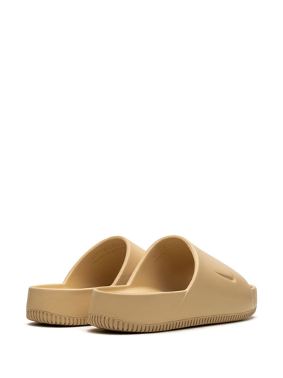 Nike Calm Sesame Pantoletten In Neutrals